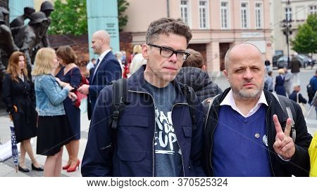 Warsaw, Poland. 9 June 2020.  Judge Igor Tuleya. Protest Of Supporters Of Judge Igor Tuleya At The E