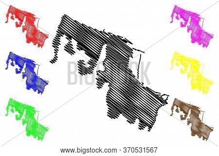 Samsun City (republic Of Turkey, Black Sea Region) Map Vector Illustration, Scribble Sketch City Of 