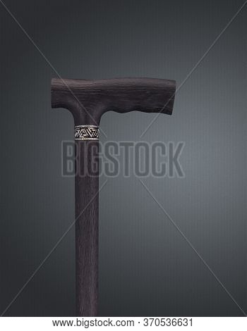 Walking Sticks And Crutches. High Quality Photo.