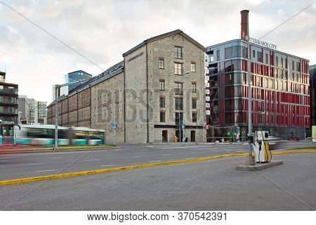 Tallinn, Estonia - May 26 2020: The Rotermann Area Is The Fastest Growing Hip Area In Tallinn, In Es
