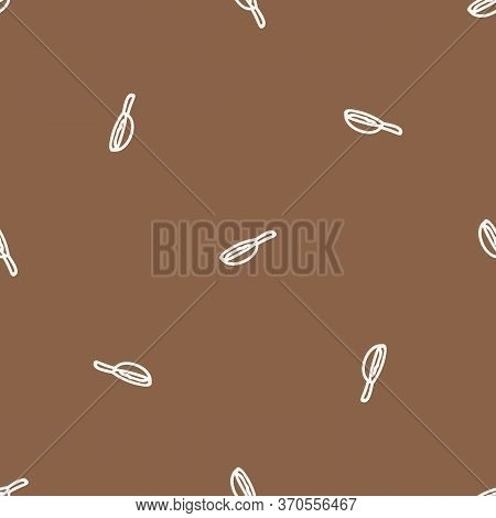Seamless Background Frying Pan Gender Neutral Baby Pattern. Simple Whimsical Minimal Earthy 2 Tone C