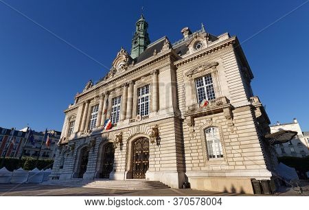 The Beautiful City Hall Of Levallois-perret, France.