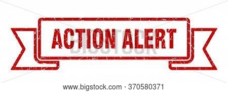 Action Alert Grunge Ribbon. Action Alert Sign. Action Alert Banner