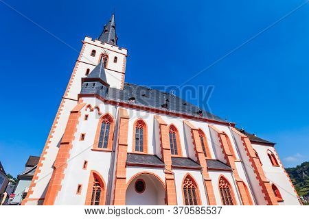 Collegiate Church Or Stiftskirche Of St. Goar Is A Protestant Parish Church In St. Goar In Germany
