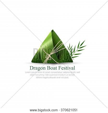 Giant Rice Dumplings, Dragon Boat Festival. Paper Cut Style