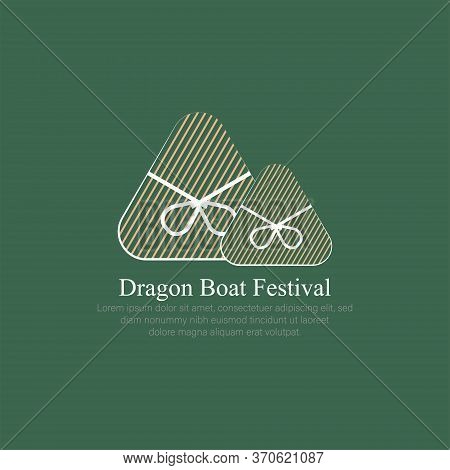 Giant Rice Dumplings, Dragon Boat Festival. Paper Cut Style