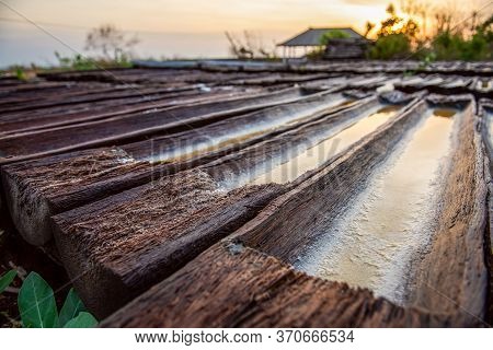 Salt Farm. Making Sea Salt In Bali. Salt Making Process. Manufactures
