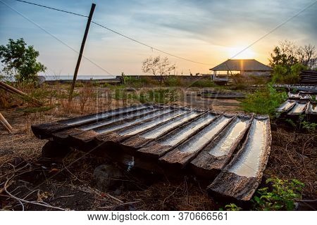Sea Salt Manufactures. Making Sea Salt In Bali. Salt Making Process. Manufactures