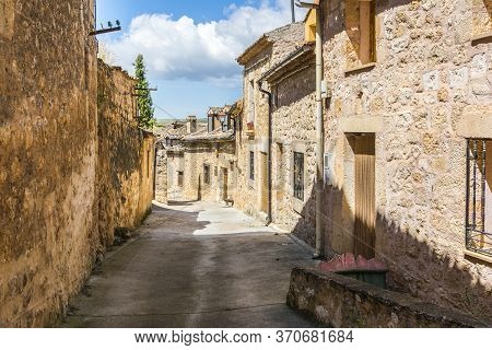 Medieval Streets Of The Town Of Maderuelo In The Province Of Segovia (spain)