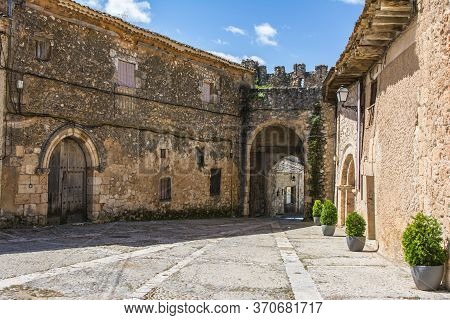Medieval Streets Of The Town Of Maderuelo In The Province Of Segovia (spain)