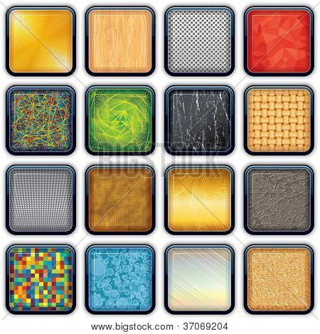 Vector texture di sfondo per le icone di applicazioni