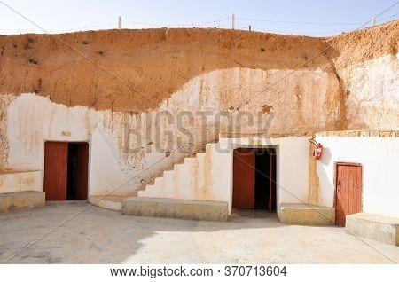 Matmata, Tunisia - February 03, 2009: The Berber Underground Dwellings, Matmata, Tunisia