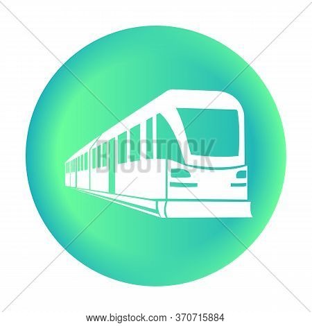 Train Icon In Vector. Tourism. Vector Illustration. The Sea Set Can Be Viewed In My Profile.