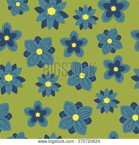 Vector Organic Motive Seamless Pattern.