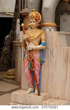 MUMBAI, INDIA - FEBRUARY 13, 2020: Babu Amichand Panalal Adishwarji Jain temple, Mumbai