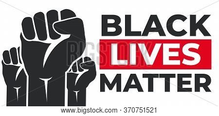 Black Lives Matter. Riot. Vector Illustration Art Design