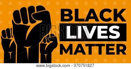 Black Lives Matter. Vector Illustration Art Tesign