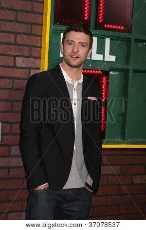 LOS ANGELES - 19.September: Justin Timberlake kommt bei den 