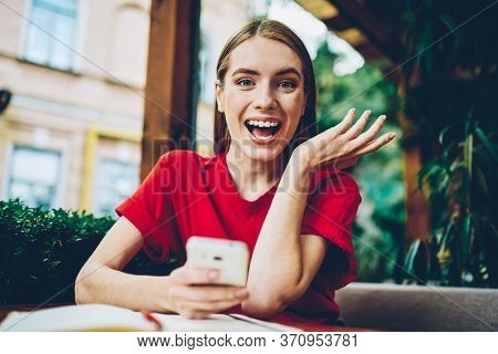 Dispirited Female Blogger Reading Repetitious News Spending Recreation Time On Social Networks