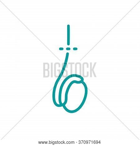 Vasectomy Flat Icon, Vector Color Line Illustration