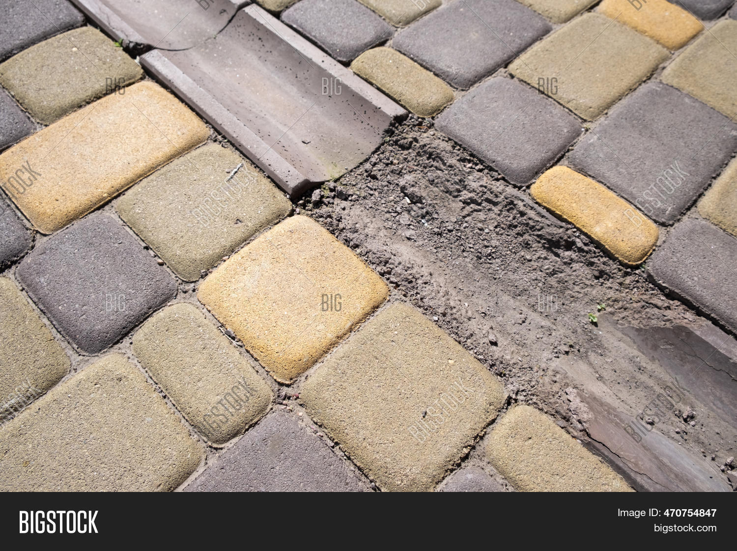 Broken Paving Slabs. Image & Photo (Free Trial) Bigstock