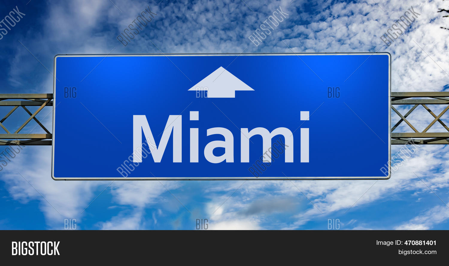 Miami Rd Sign Texture Road Sign Indicating Image & Photo (Free Trial) | Bigstock