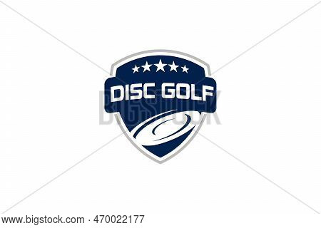Minimal Best Disc Golf Logo Design Template