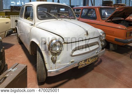 Zelenogorsk, Russia - January 27, 2023: Old 
