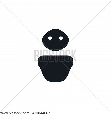 User Icon. Fake Photo Sign. Profile Button. Simple Style Social Media Poster Background Symbol. User
