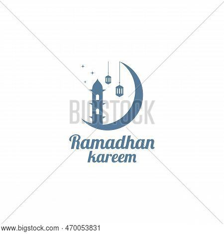Marhaban Ya Ramadhan Logo Template And Islamic Symbol