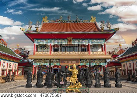 Viharn Sien, Temple, Landmark For Tourist At Bangkok,thailand. Most Favorite Landmark For Travel. Th