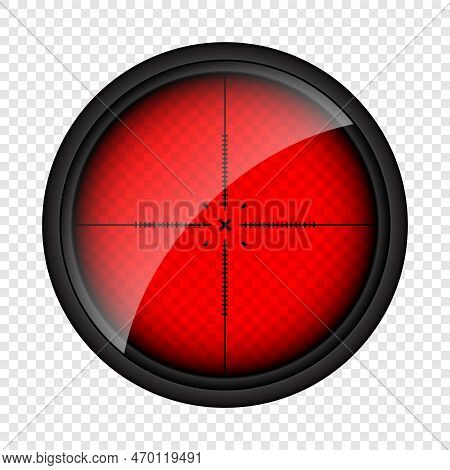 Various Weapon Thermal Infrared Sight, Sniper Rifle Optical Scope. Hunting Gun Viewfinder With Cross