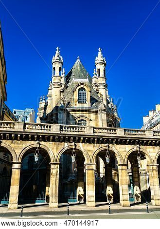 Protestant Temple Of The Oratoire Du Louvre In Paris, France