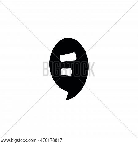 Comment Icon. Comment Button. Simple Style Social Media Poster Background Symbol. Comment Brand Logo