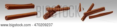 Cinnamon Sticks, Brown Indian . Bundles Of Dry Cinnamon, Cooking And Baking Seasoning, Aromatic Cond