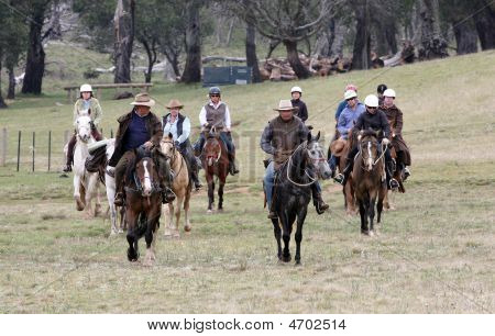 Groupe de cavaliers