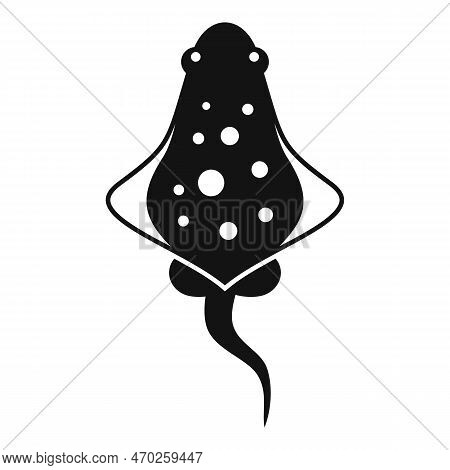 Stingray Fish Icon Simple Vector. Animal Ray. Wildlife Water
