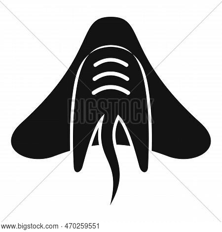 Stingray Manta Icon Simple Vector. Underwater Animal. Sea Marine