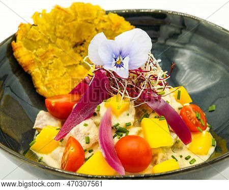 An Exquisite South American Ceviche Of Fresh Fish