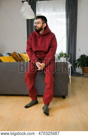 Sad Man Pondering About His Life After A Relationship Breakup Or Bipolar Disorder - Depression Asthe