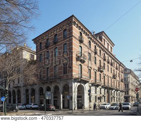 Corso Vinzaglio And Corso Matteotti In Turin