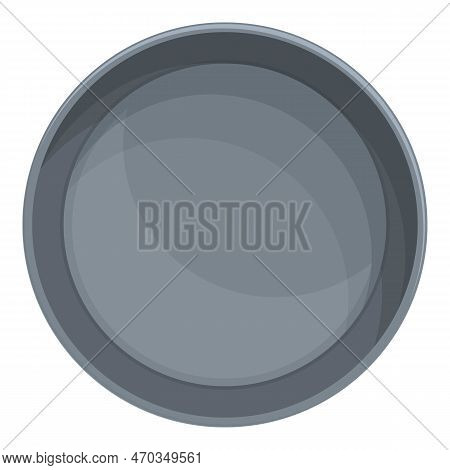 Round Bakeware Icon Cartoon Vector. Cooking Stuff. Cook Equipment