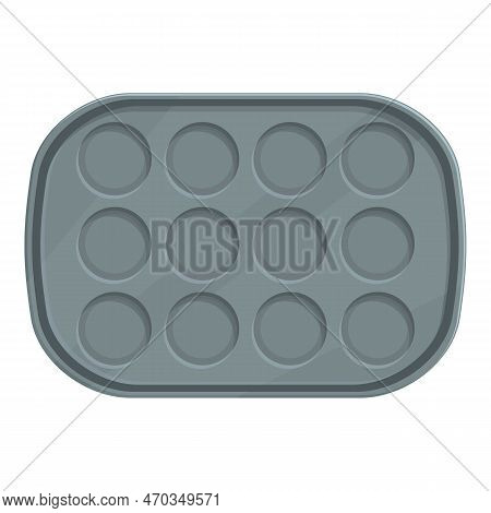 Steel Bakeware Icon Cartoon Vector. Kitchen Pan. Cooking Stuff