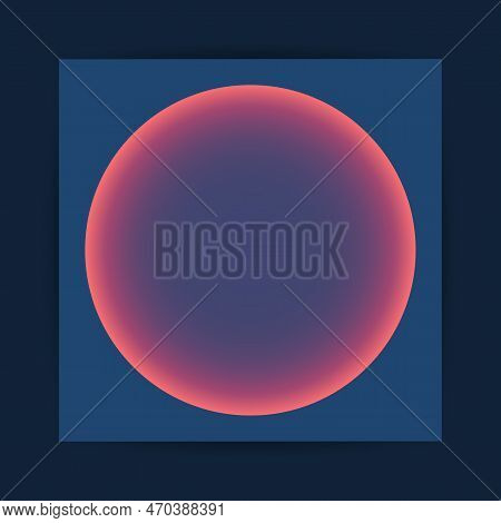 Dark Colorful Flyer Or Cover Design For Your Business With Colorful Circle, Ring, Shpere - Template 