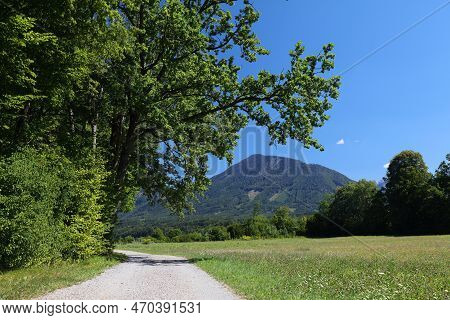 Drava River Bicycle Path (drauradweg) Near Spittal An Der Drau Town In Carinthia State Of Austria. C