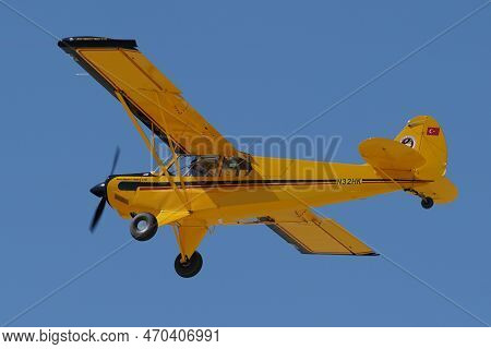 Eskisehir, Turkiye - September 18, 2022: M.s.o Air And Space Museum Aviat A-1b Husky (2431) Display 