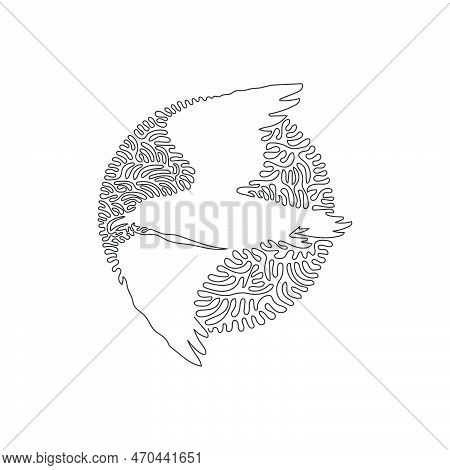 Continuous Curve One Vector & Photo (Free Trial) | Bigstock