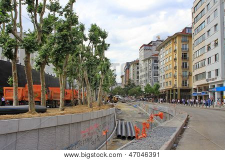 Taksim silniční stavby