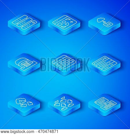 Set Line Cloud Hacking, Browser Files, Data Stream, Search Engine, Technology Data Transfer, Hangar 