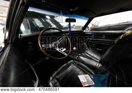 Flint, Michigan -usa- February 10, 2023:  8Th Annual Chrome And Ice Winter Indoor Autoshow At The Do